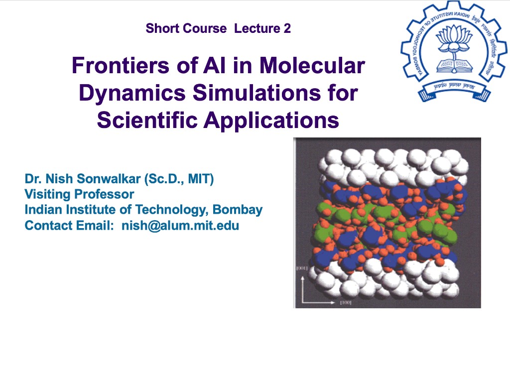 AI molecular dynamics lecture slide